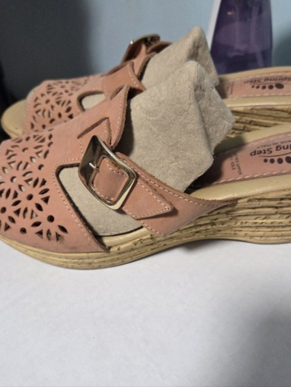 Spring Step Open-Toe Wedges - Picture 6 of 10